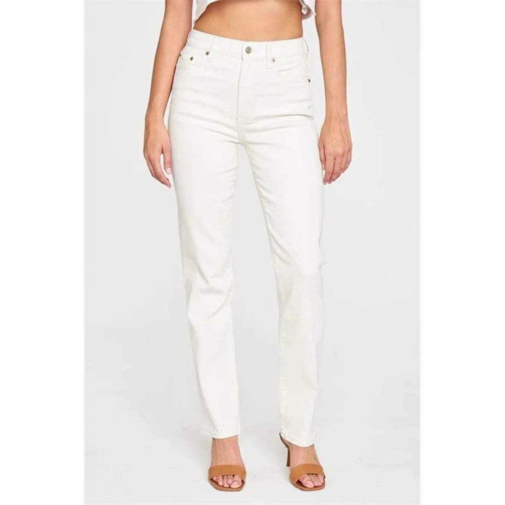 NWT Daze 24 Smarty Pants Straight Jean Cream 132007